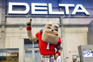 The University of Georgia hosted an alumni reception at the Delta Flight Museum in Atlanta to celebrate their ongoing partnership in 2024. (Photo by Decisive Moment Event Photojournalism)